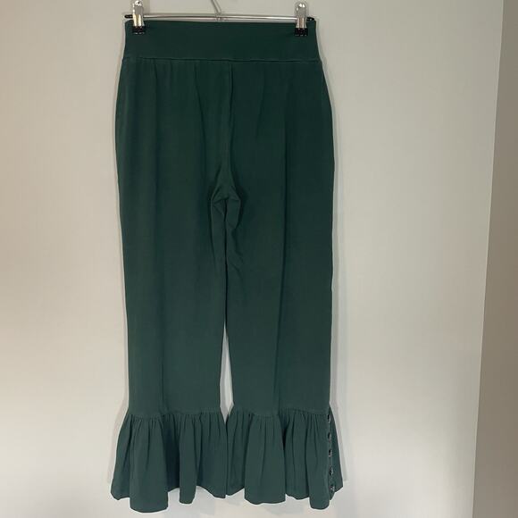 Matilda Jane Women’s Once Upon A Time Green Mossy Vale Big Ruffles Size M Medium - Picture 7 of 9